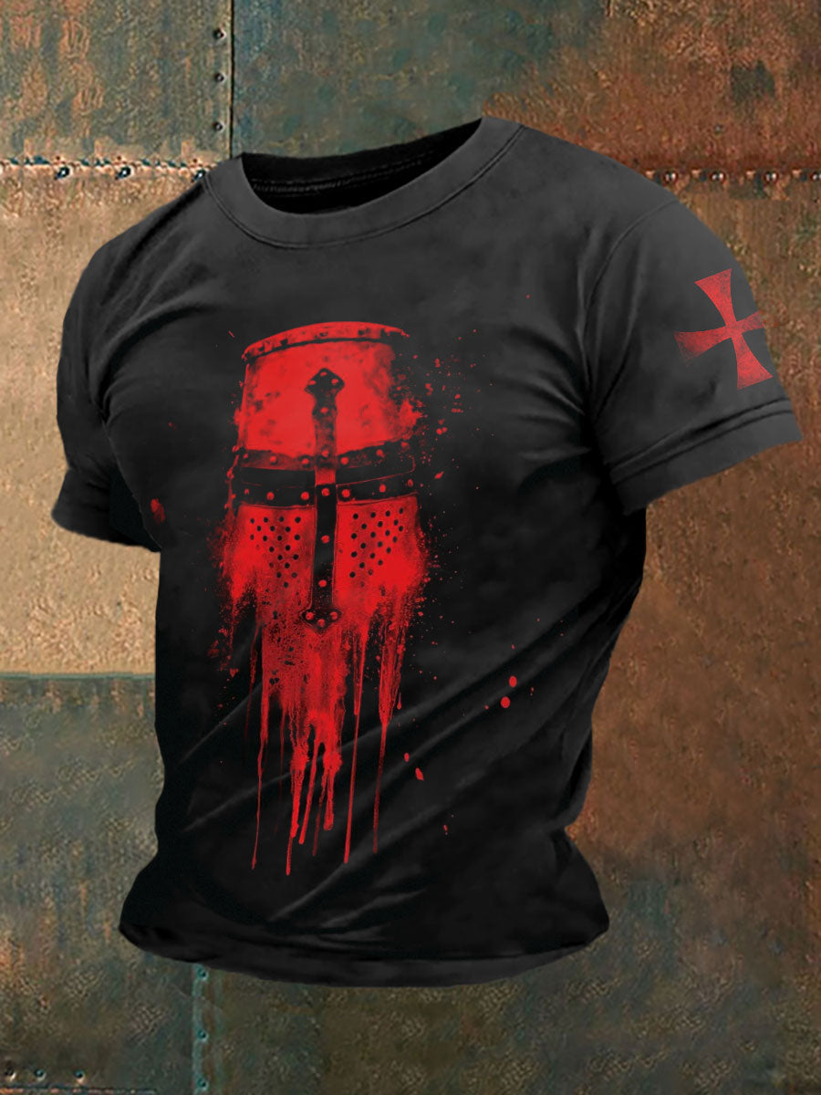 Men’s England Knights Templar T-Shirts Black / S