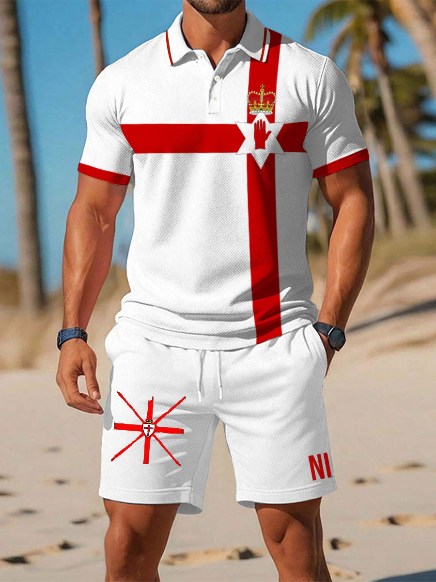 Men's Northern Ireland Print Leisure Suit