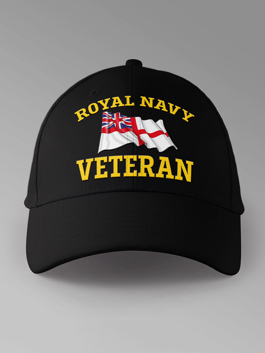 Unisex Royal Navy Veteran Printed Hat