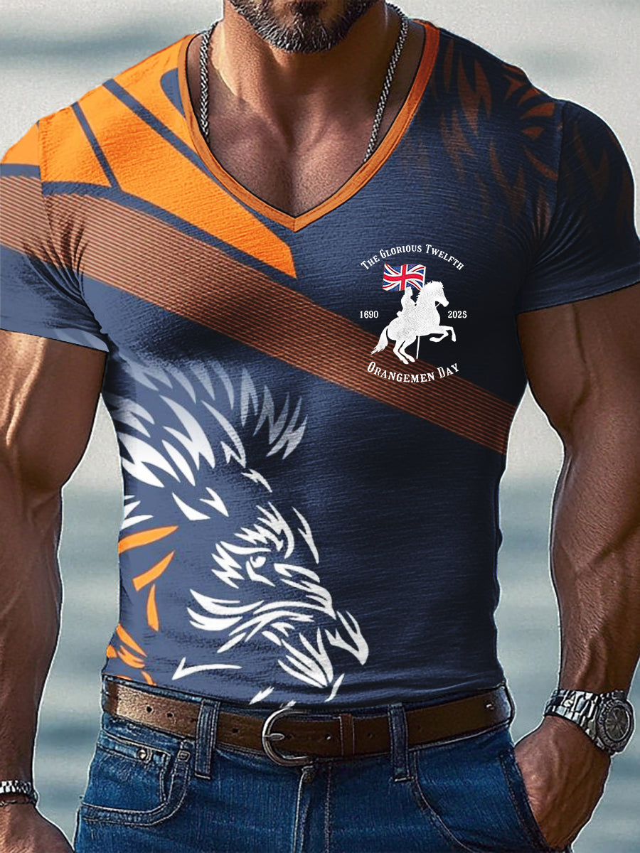 Men's Glorious Twelfth King William Of Orangemen Day 1690 2025 T-Shirt
