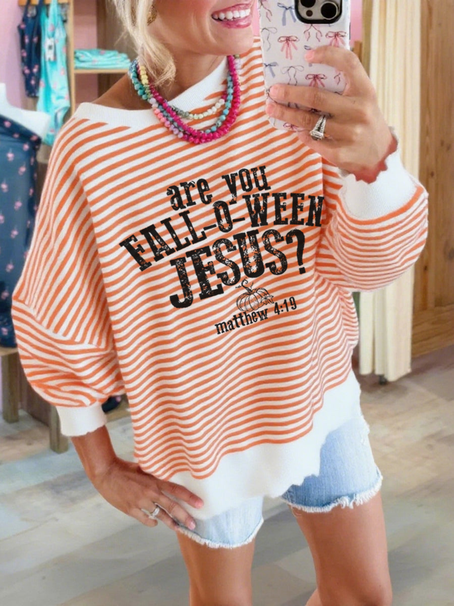 Women's Are You Fall-O-Ween Jesus sweatshirt