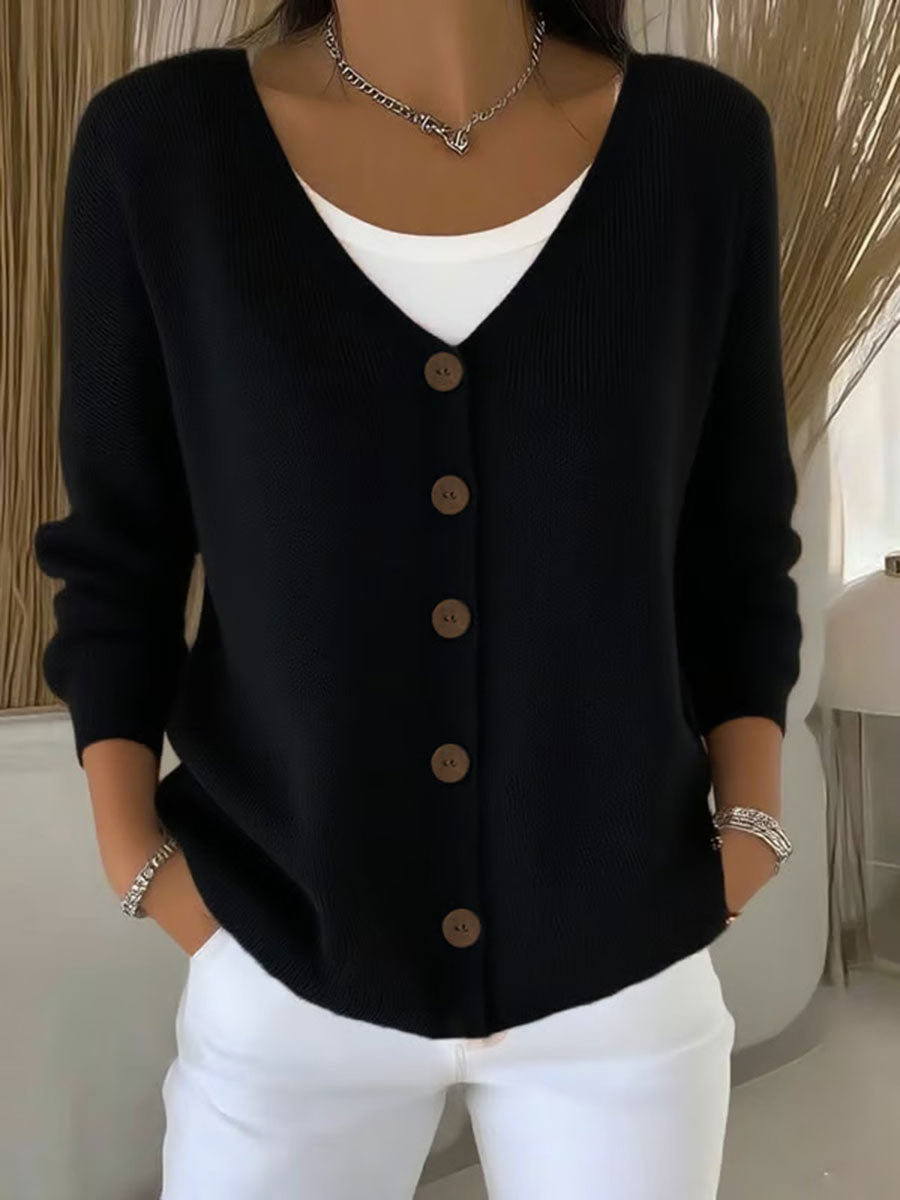 Women's Casual Button Cardigan