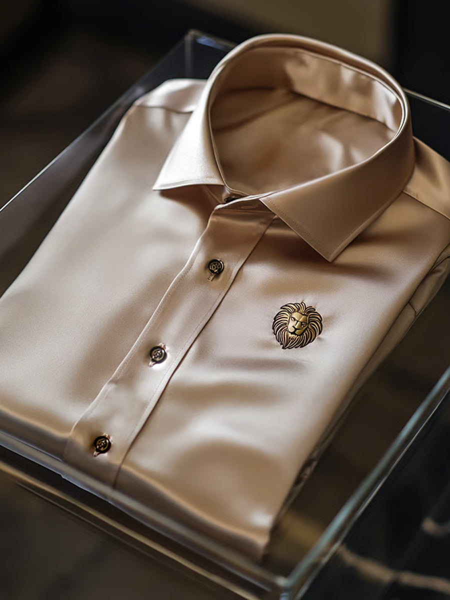 Men's Business Luxury Business Style Long Sleeve Shirt