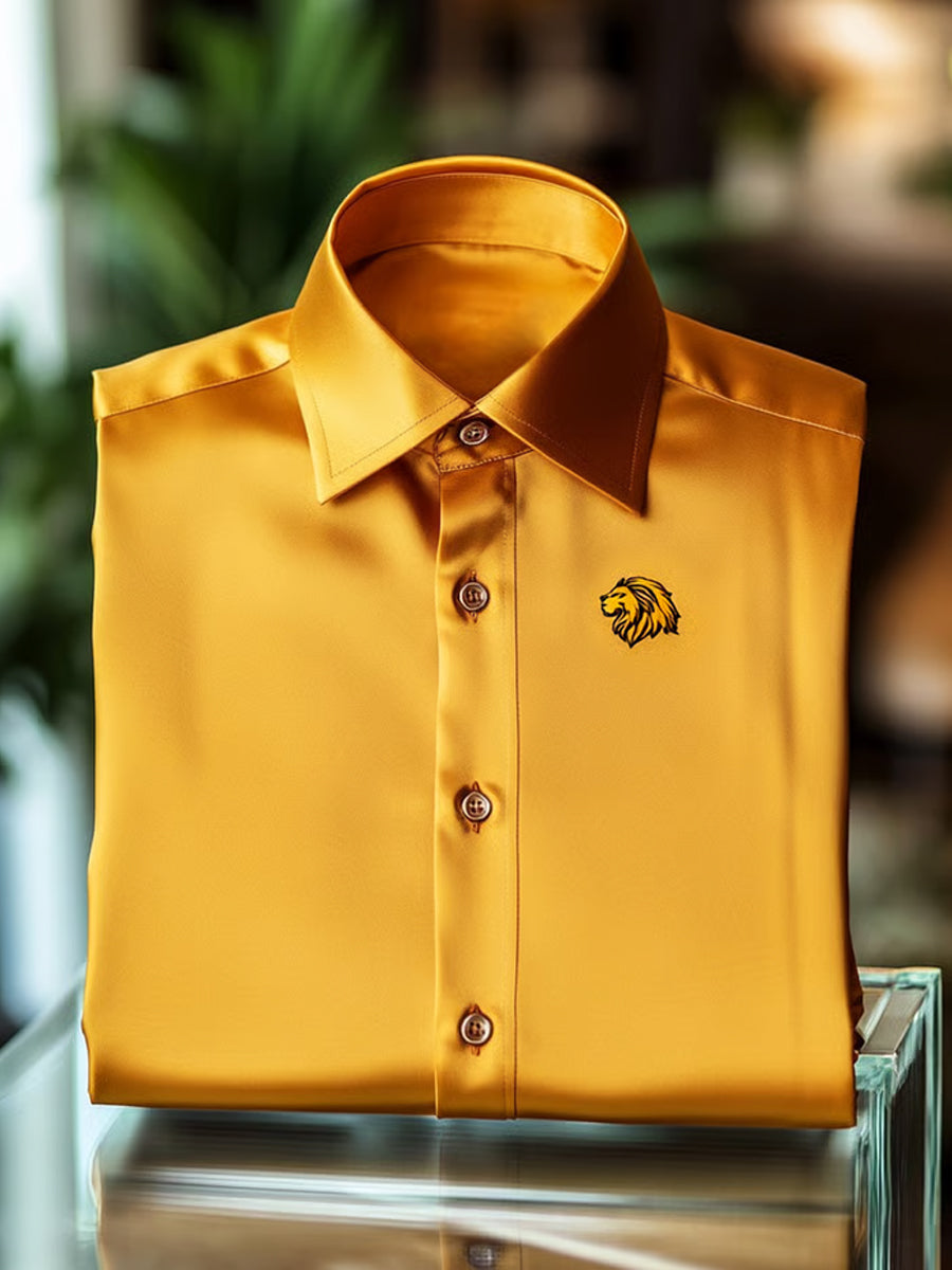 Men's Business Luxury Business Style Long Sleeve Shirt