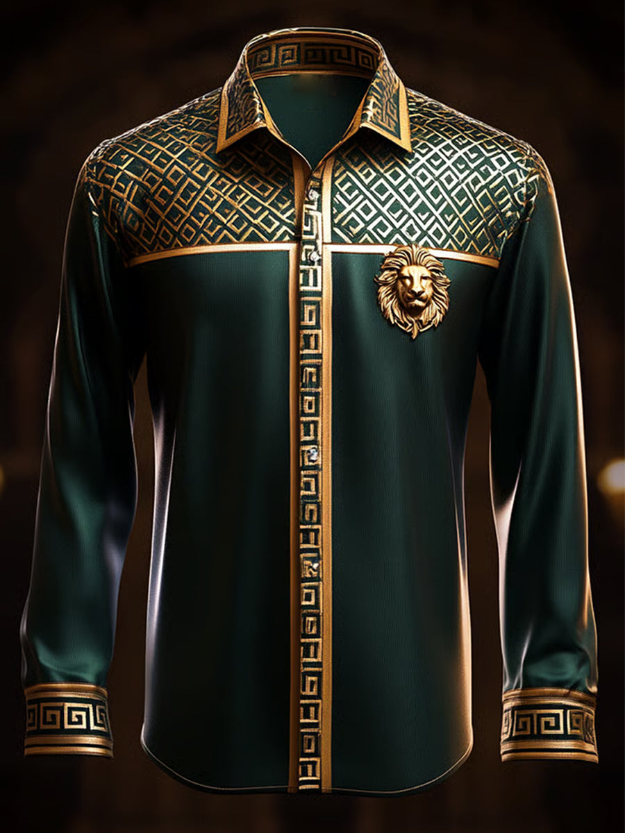 Men's Business Luxury Business Style Long Sleeve Shirt