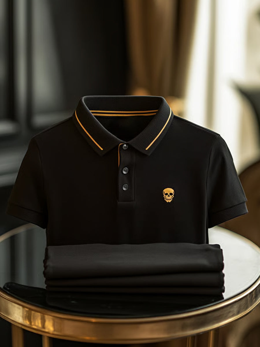 Men's Vintage Holiday Business Casual Polo Shirt