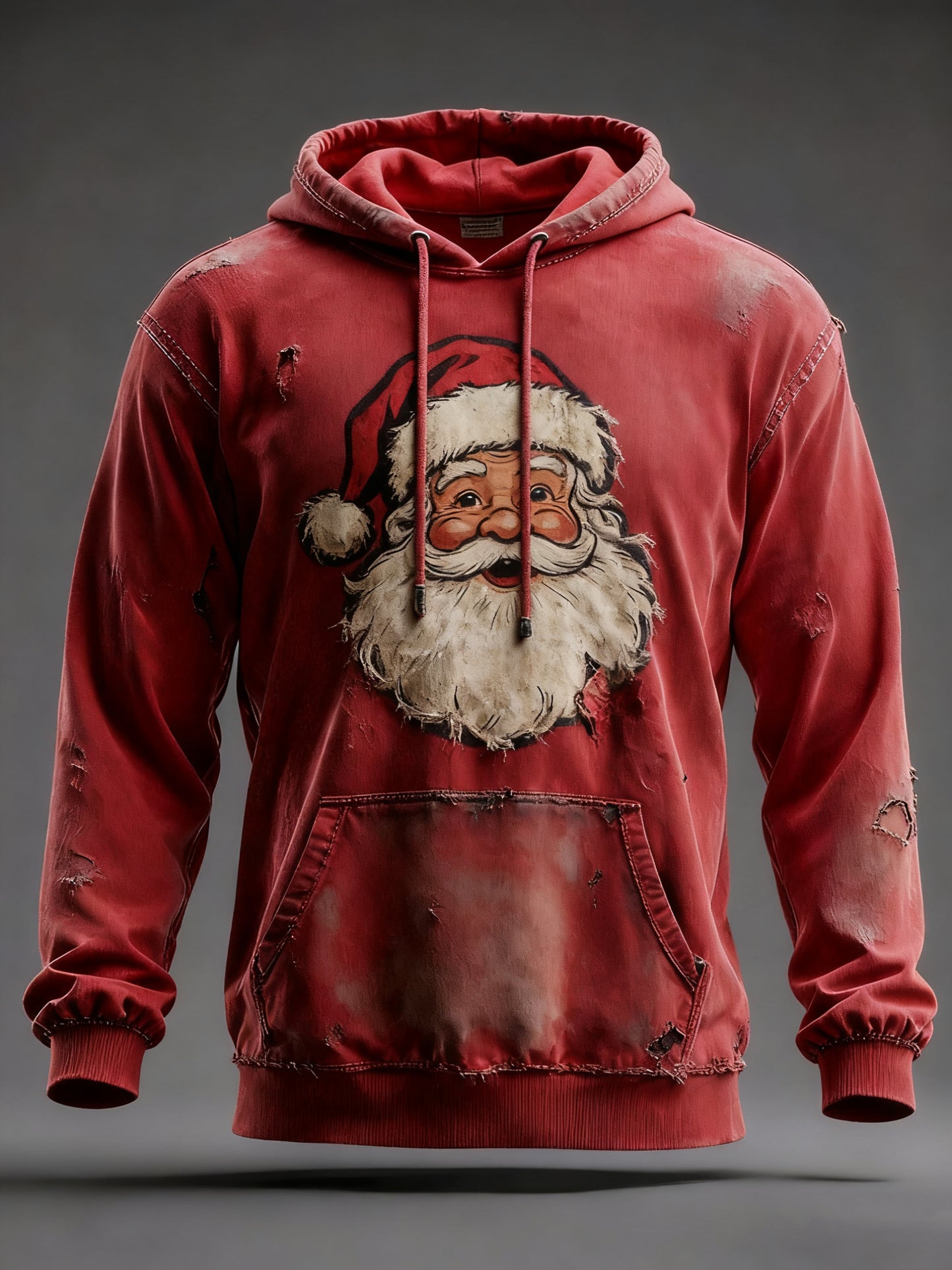 Men's Christmas Print Casual Hoodie