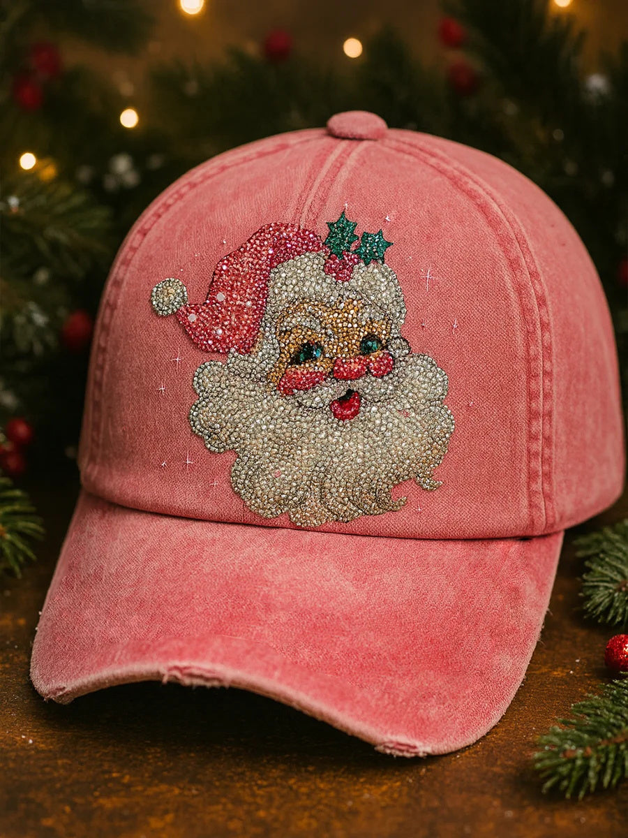Santa Claus Print Casual Unisex Hat