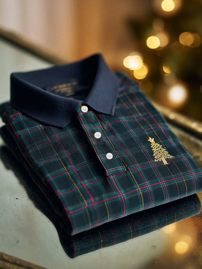 Men's Christmas Art Business Style Printed CasuaL Tops