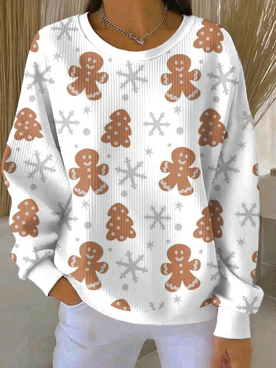 Women's Christmas Print Casual Sweatshirt
