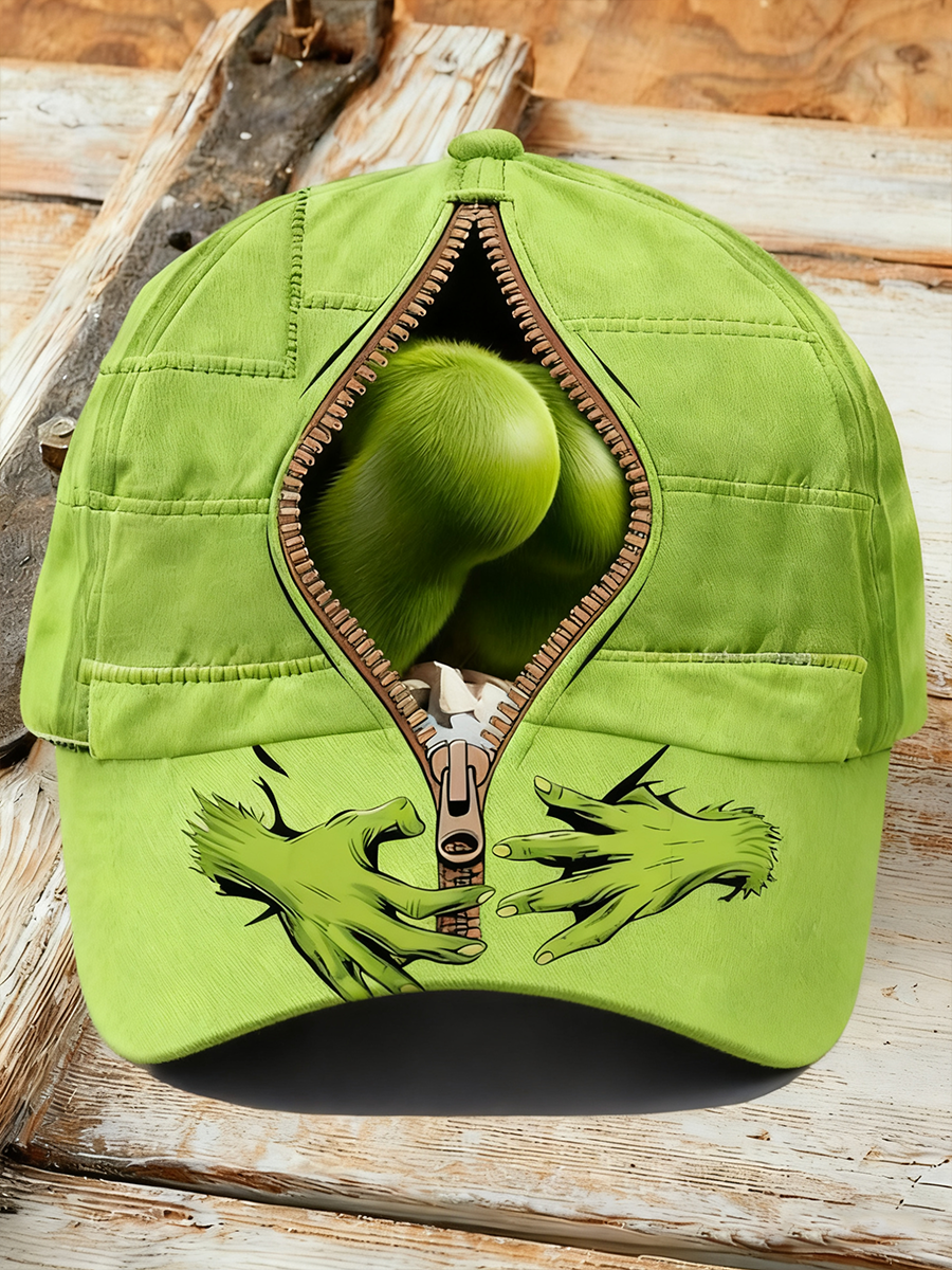 Unisex Christmas Print Hat