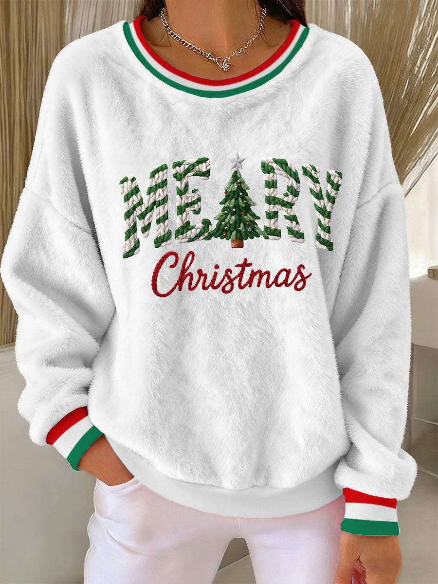 Women's Christmas Print Casual Sweatshirt
