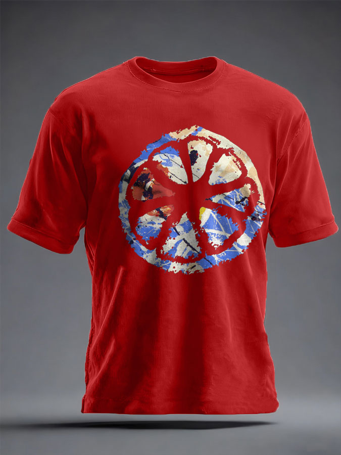 Unisex UK Lemon Mod Music Lover Printed T-shirt