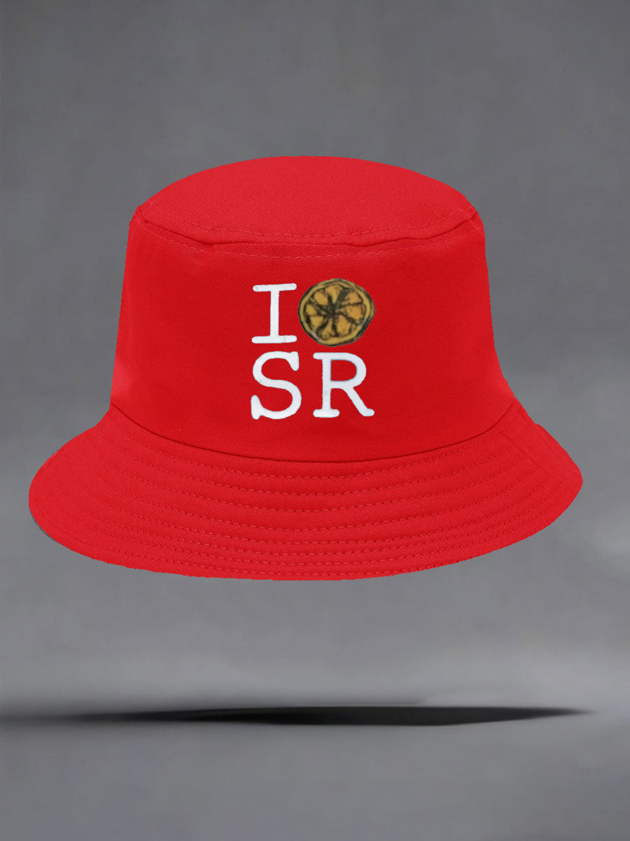 Unisex Lemon Roses Music Lover Print Hat