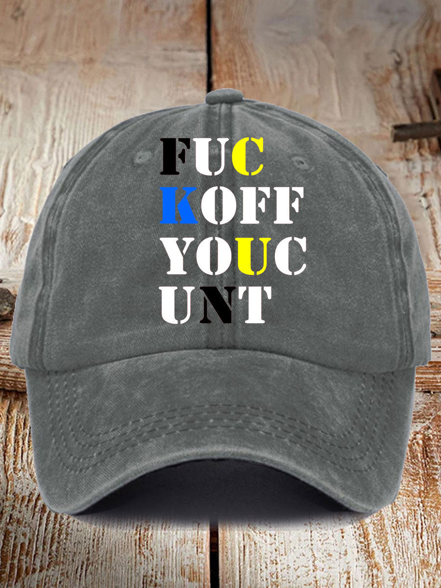 Unisex UK Music Lover Print Hat