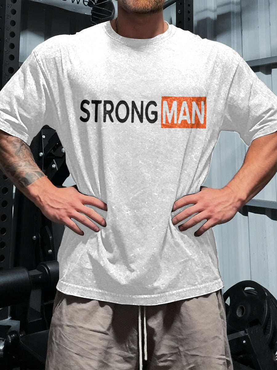 Men's Limerick Lion Ireland's Strongest Man DBAC Printed T-shirt