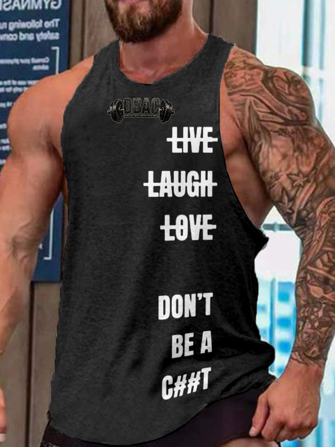 Men's Limerick Lion Ireland's Strongest Man Printed Tank Tops