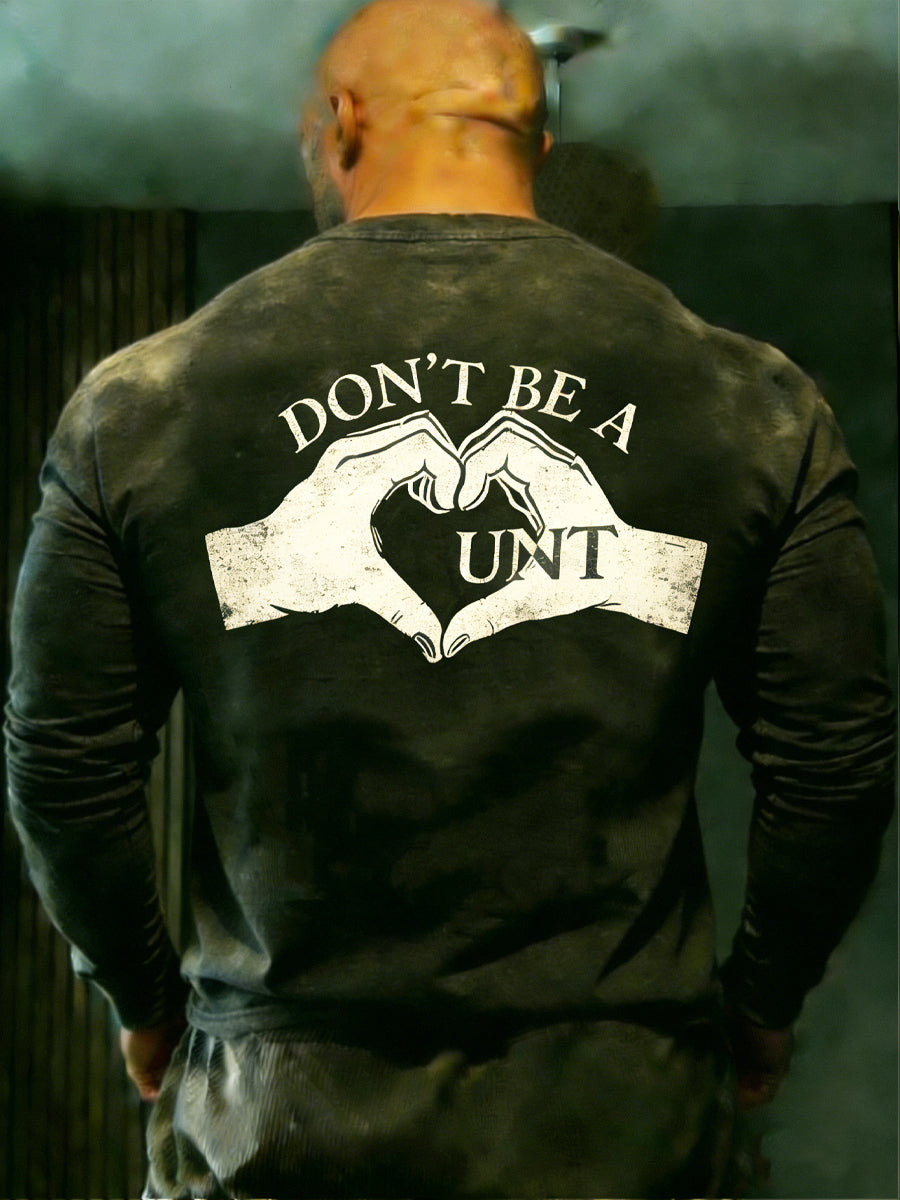 Retro Limerick Lions Strongest Man DBAC Print Casual Long-Sleeve T-Shirt