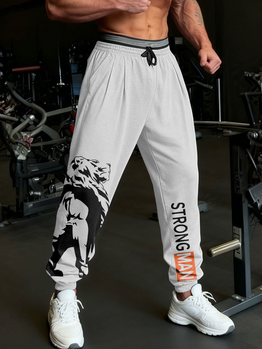 Men's Limerick Lion Ireland's Strongest Man Printed Pants
