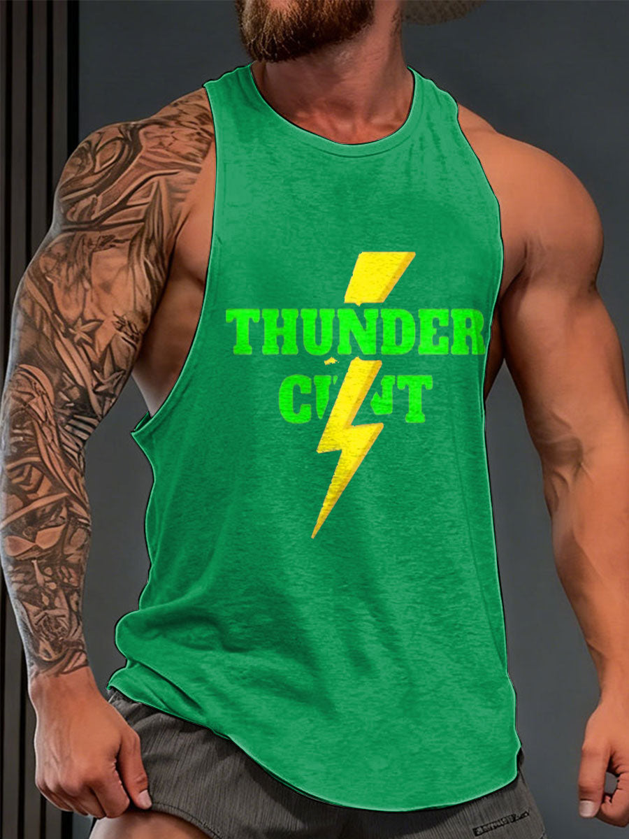 Men's Limerick Lion Ireland's Strongest Man Printed Tank Tops