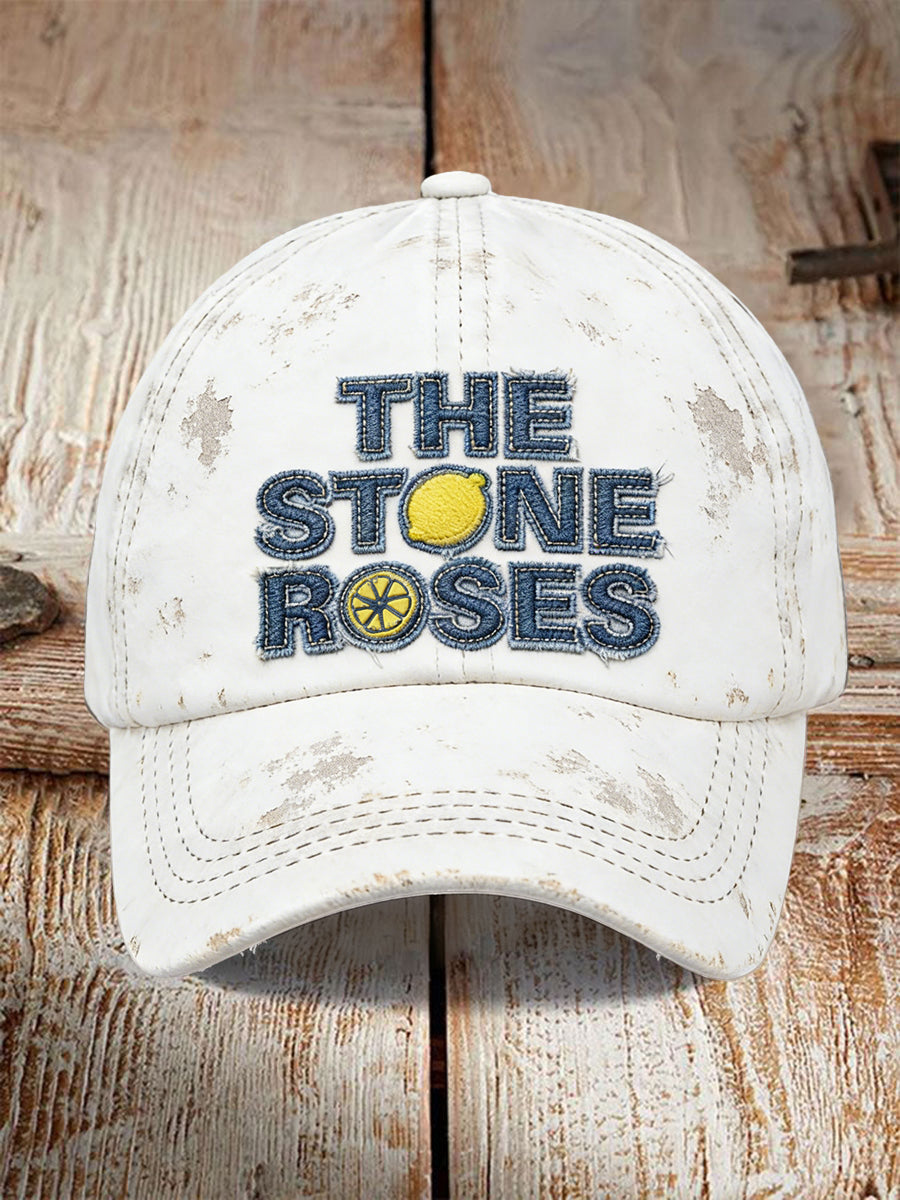 The Stone Roses White Vintage Baseball Hat