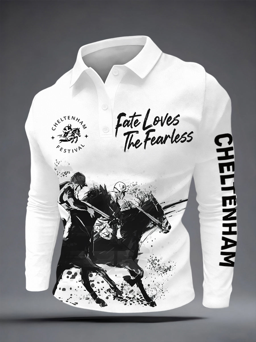 Men's Cheltenham Festival Print long sleeve shirt