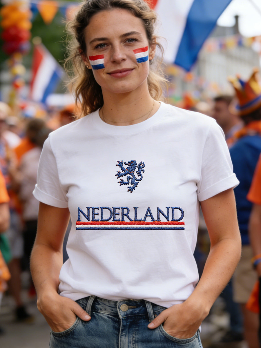 Casual dames met Nederlandse print