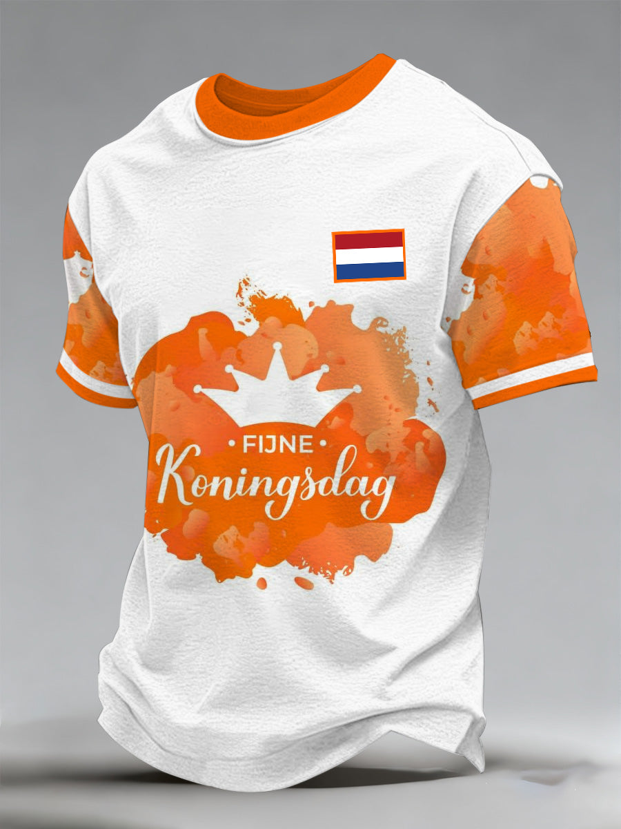 Herinneringsdag herdenkingsopdruk heren T-shirt