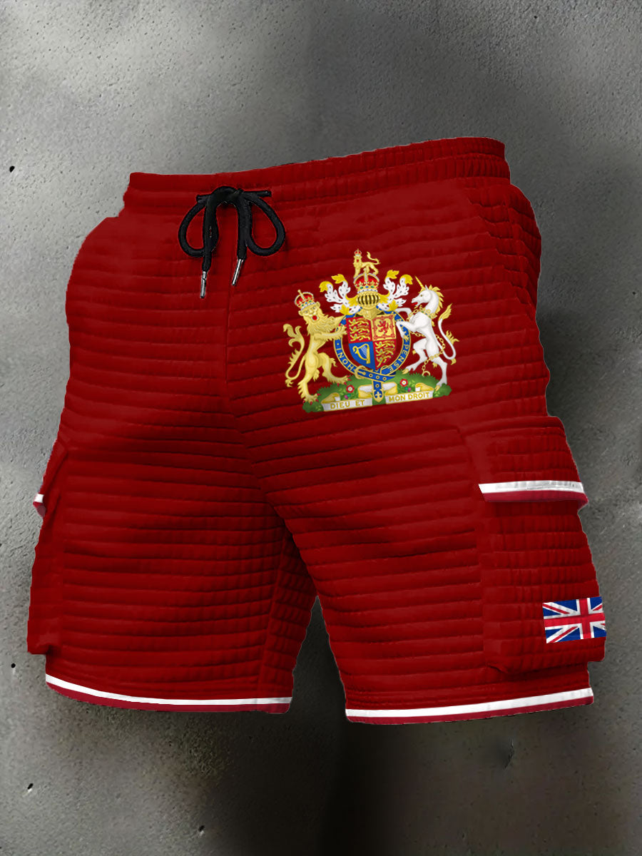 Men's UK Printed plaid shorts