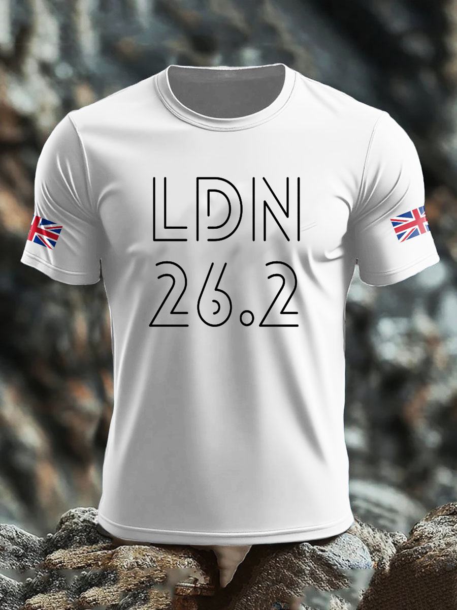 Men's London Marathon Short-sleeved T-shirt