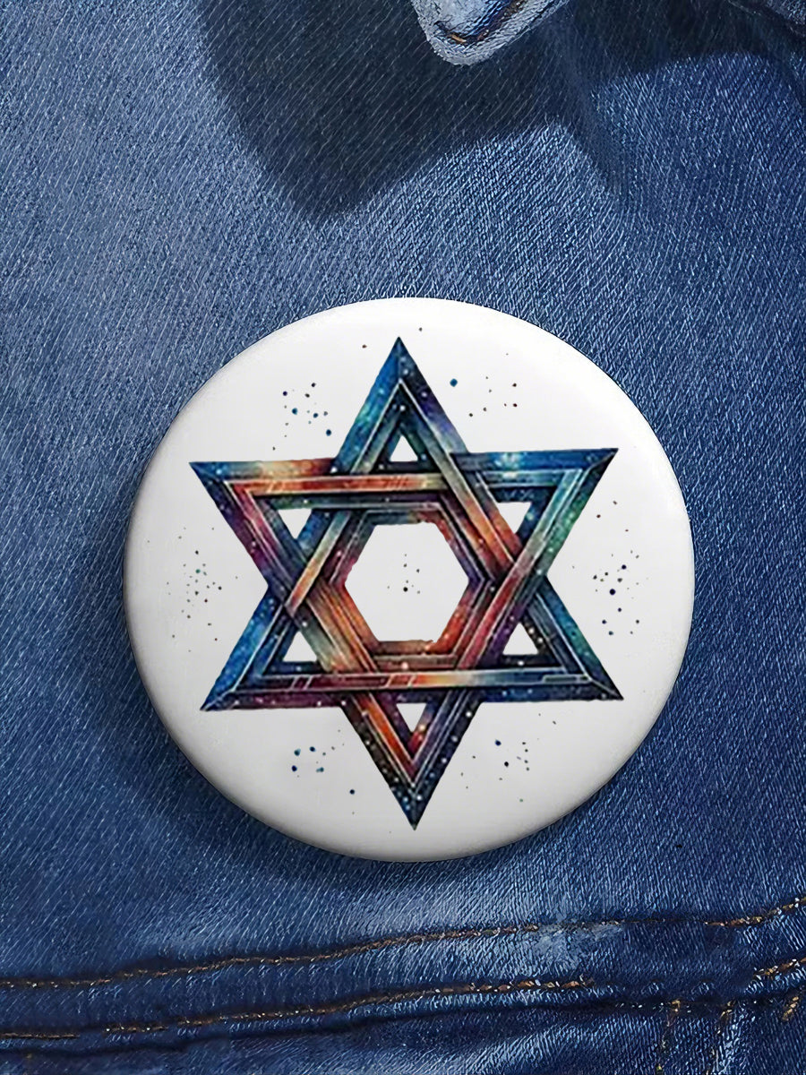 Passover Printed Pin Buttons