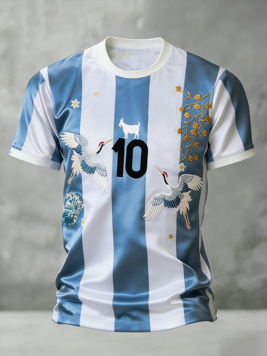 Men's Argentine Football Short Sleeves T-shirt