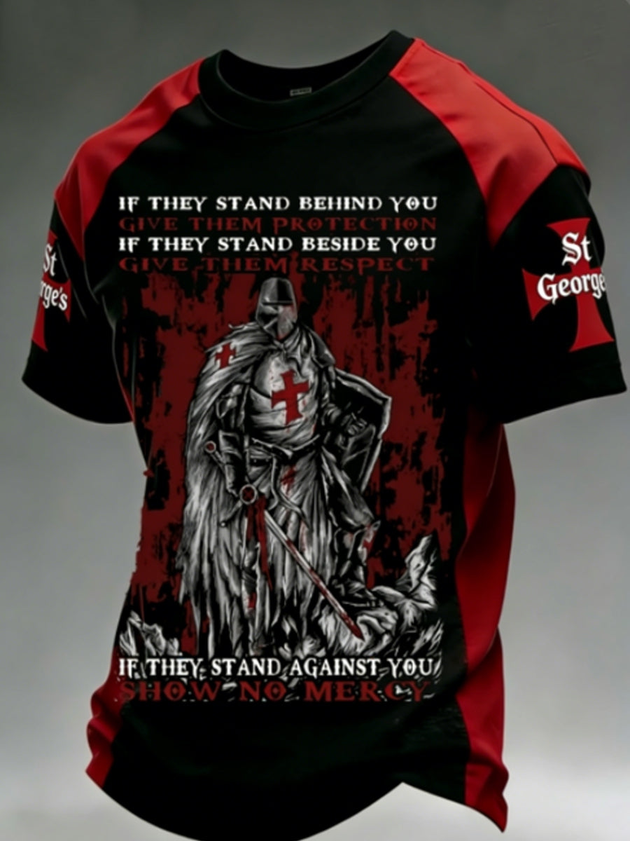 Men's St George's Day Waffle Short Sleeve Tee