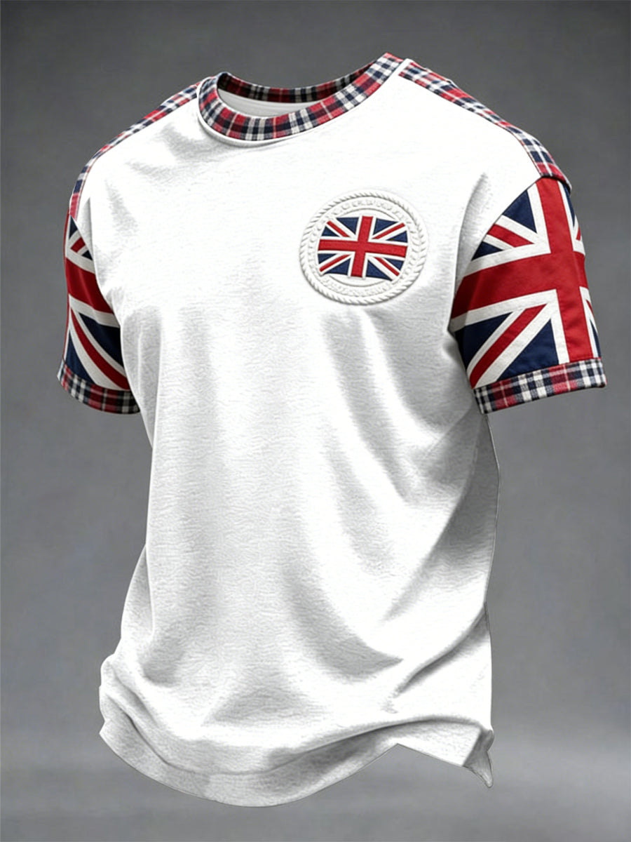 Men's British Style Printed T-shirt