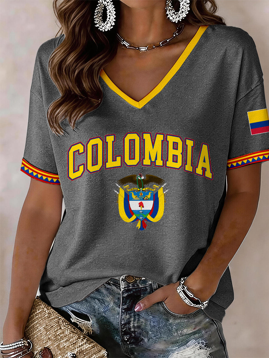 Women's Colombia V-Neck T-Shirt