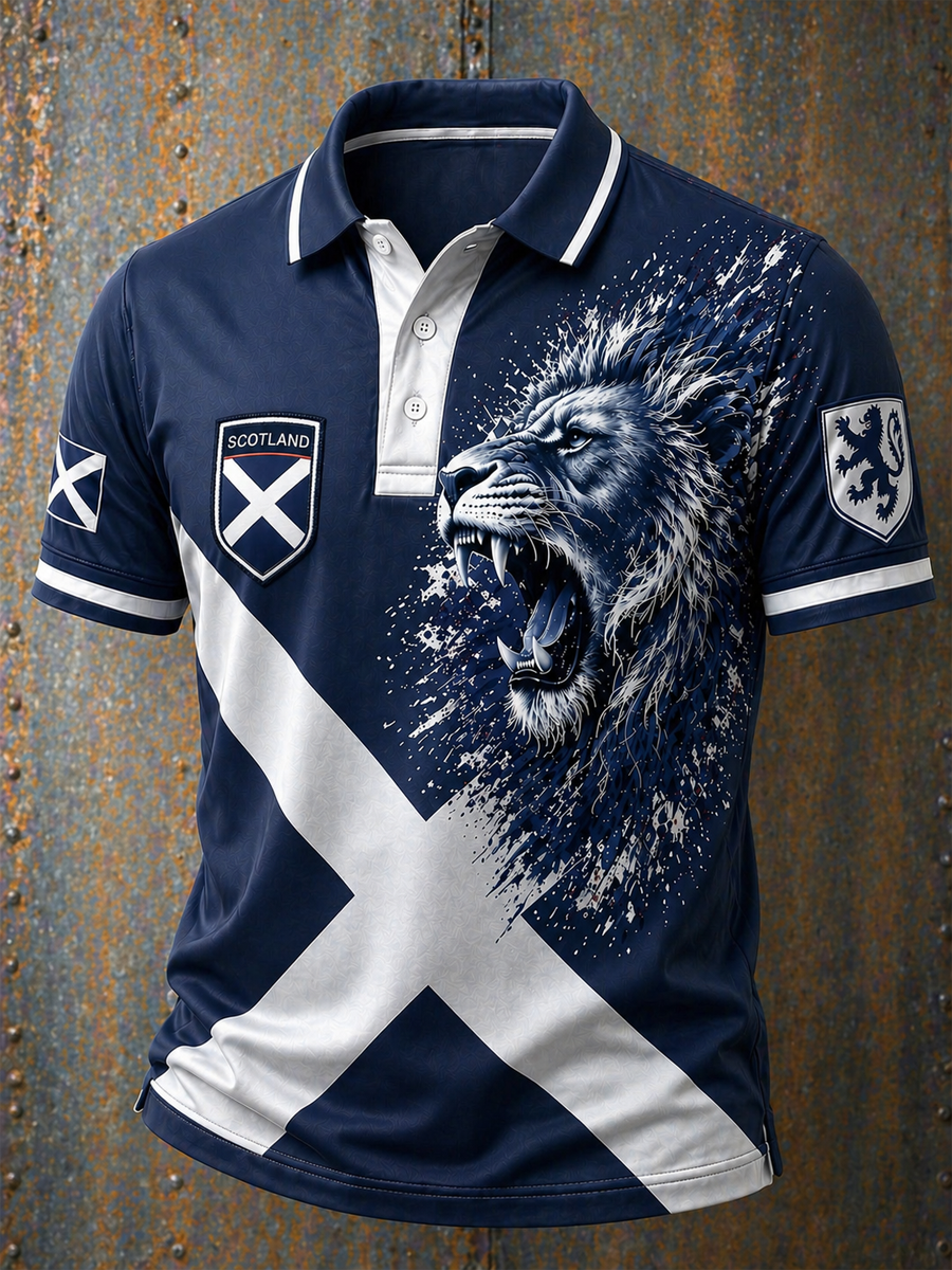 Men's Scotland Printed polo shirt