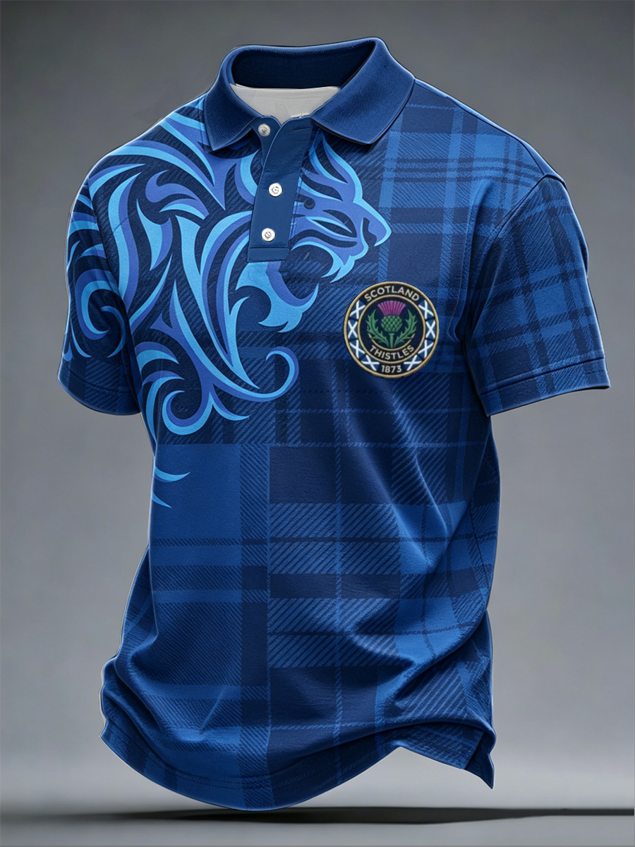 Men's Scotland Printed polo shirt