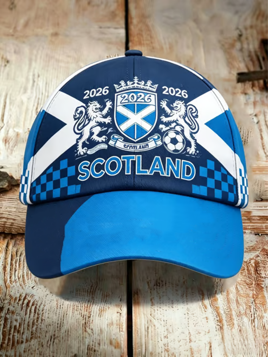 Unisex UK Football Lover Scotland Printed Hat