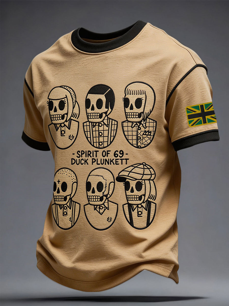 Men's UK Music Lover Art Printed T-shirt