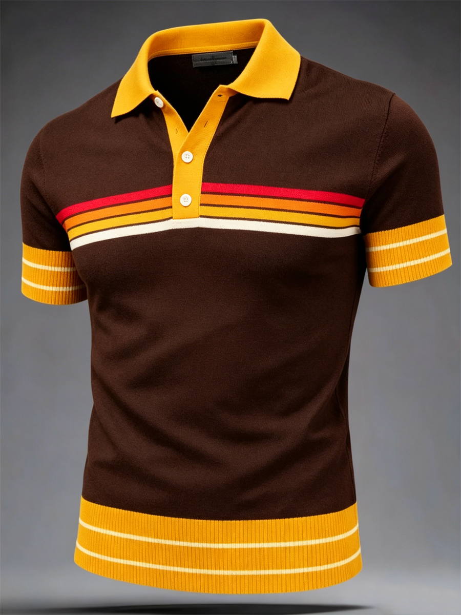 Men's Lemon Roses Music Lover Printed polo shirt