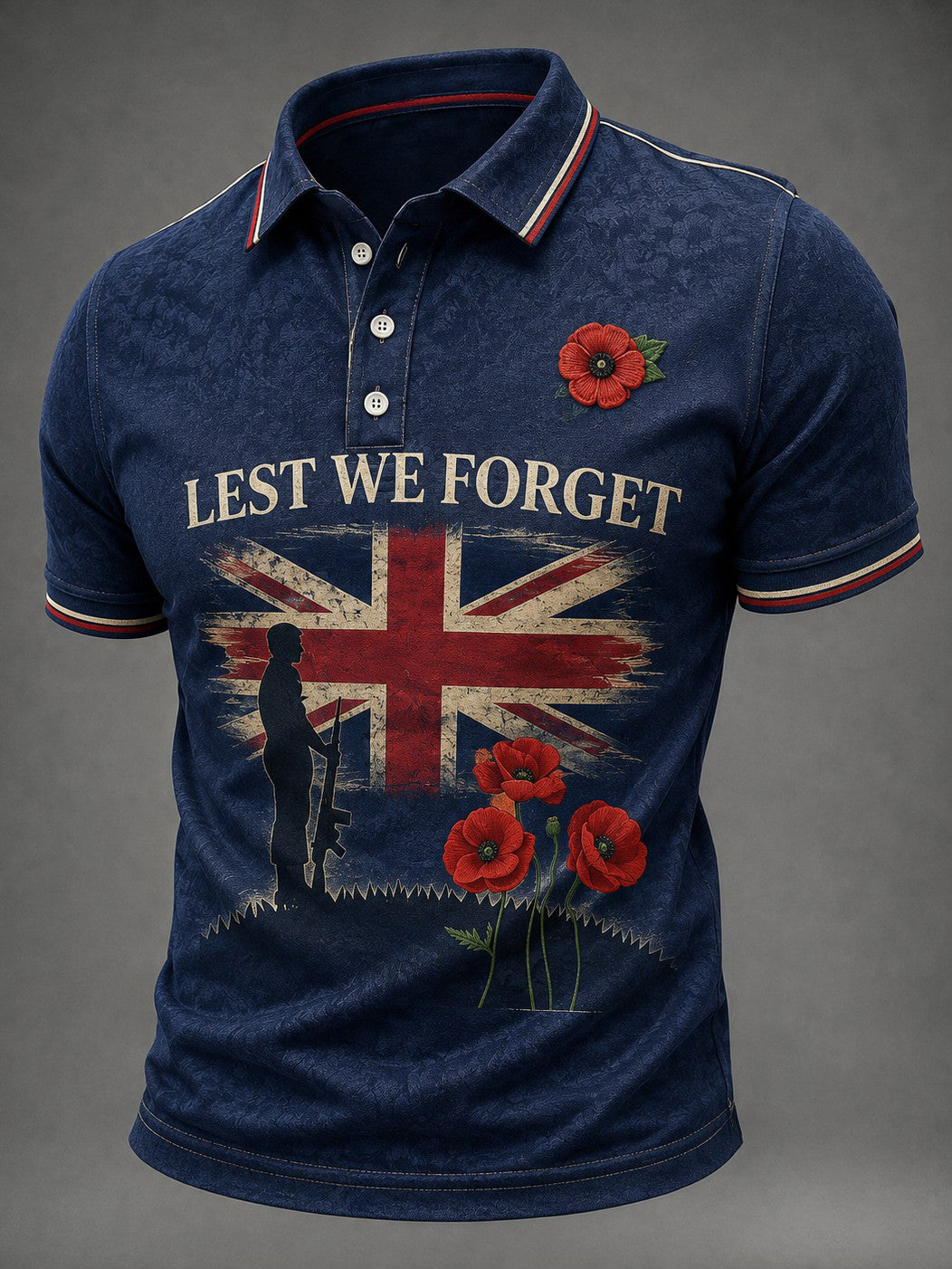 Men's Lest We Forget Printed Shirt