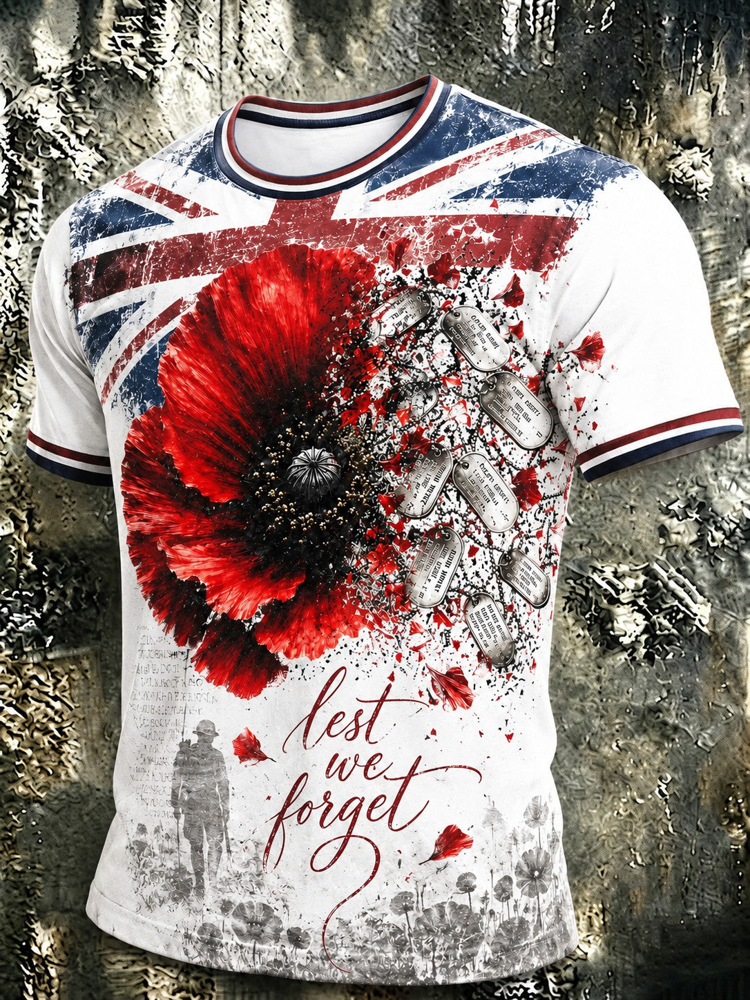 Men's Lest We Forget Printed T-shirt