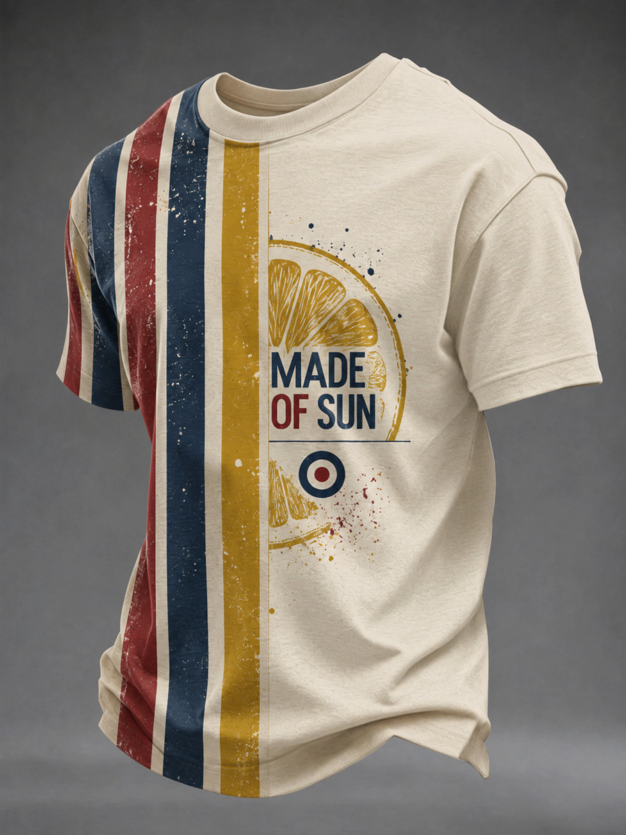 Men's Modern Culture Lover Printed short sleeves t-shirt