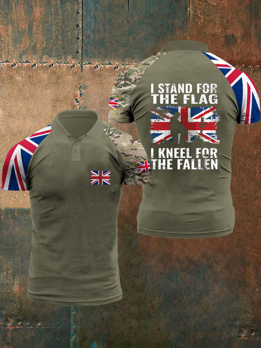 Men’s Kneel For The Fallen T Shirt Army Green / S