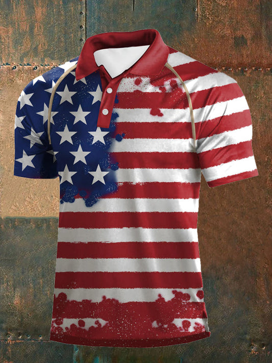 Men’s short sleeve polo shirt Red / S