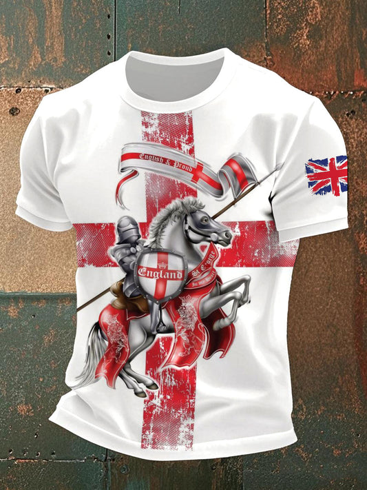Men’s England Knights Templar T-Shirts White / S