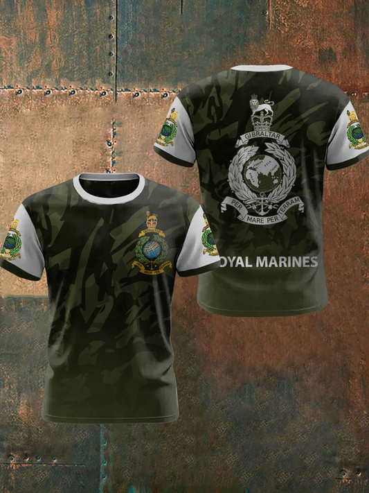 Men's Royal Marines Veteran Printed T-shirt