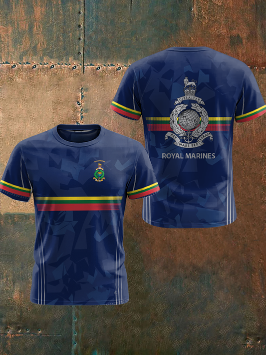 Men's Royal Marines Veteran Printed T-shirt