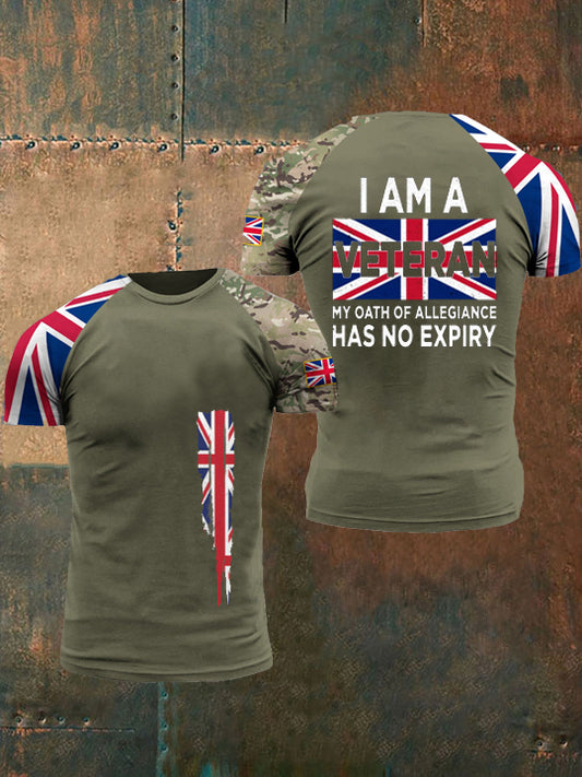 Men's Flag Print Top