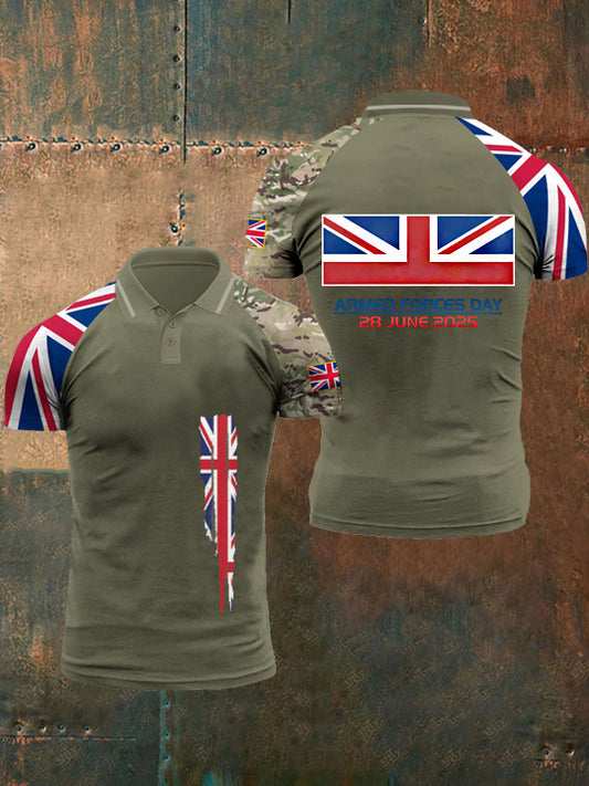 Men's Flag Print Top
